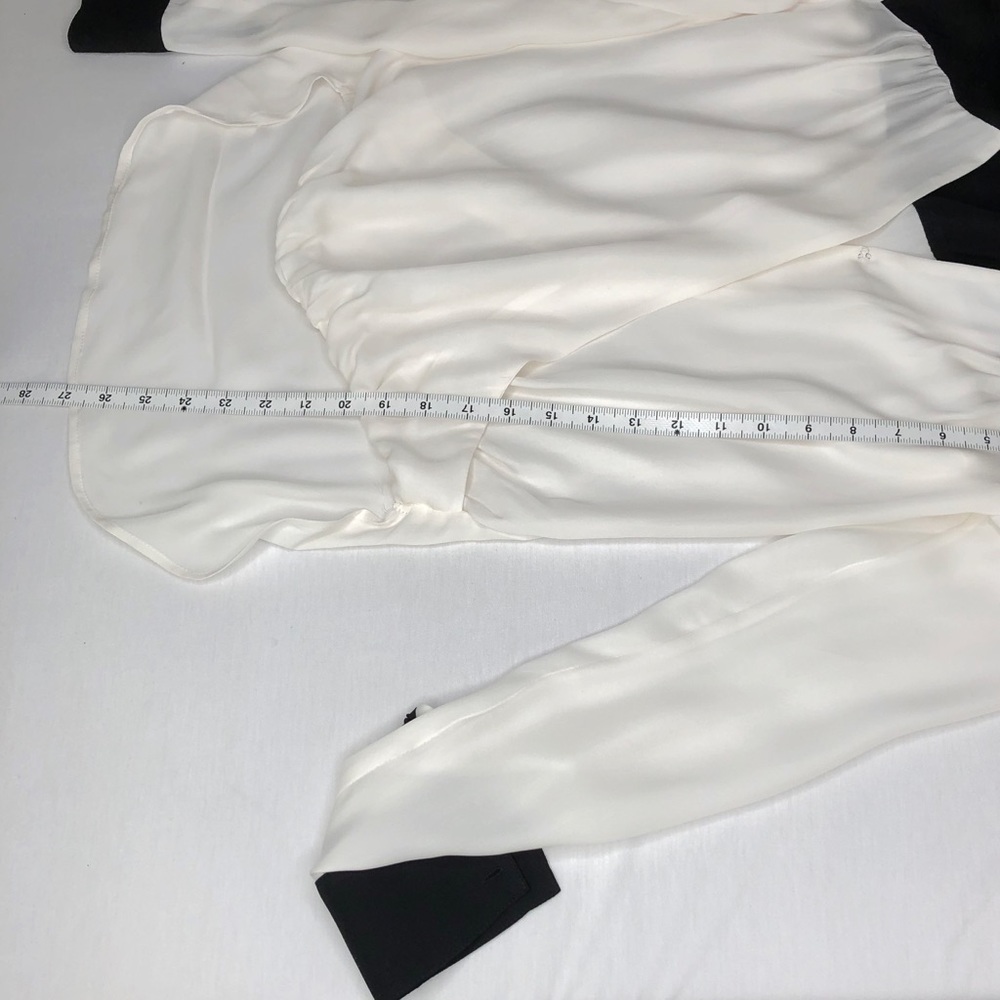✨HP✨Michael Stars Black/Ivory Long Sleeve Top S - Picture 6 of 7